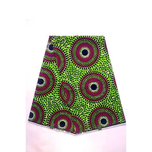 African fabric 6 yards Ankara print kente fabric, Fabric for African attire - Picture 1 of 1